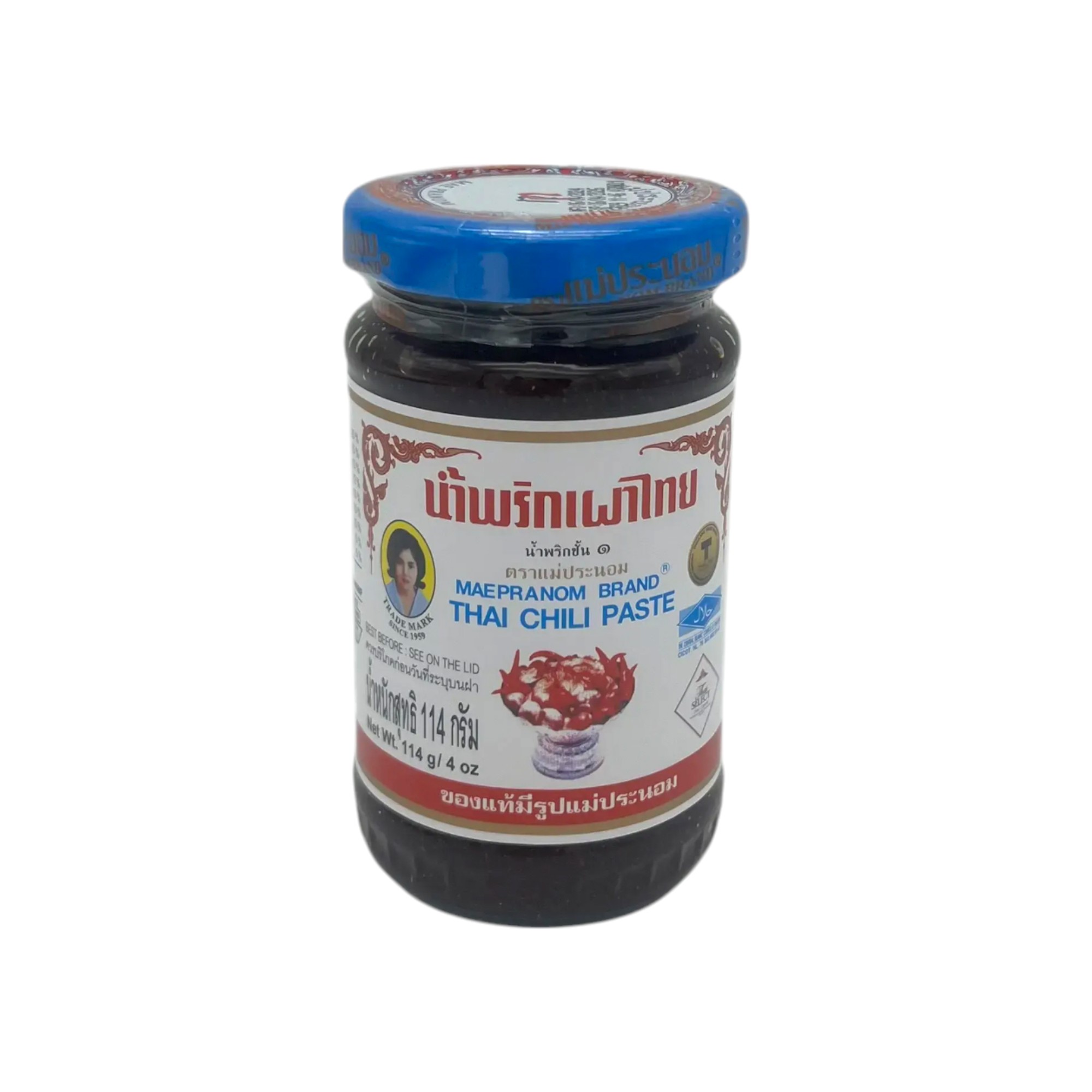 น้ำพริกเผาไทย ตราแม่ประนอม 114กรัม