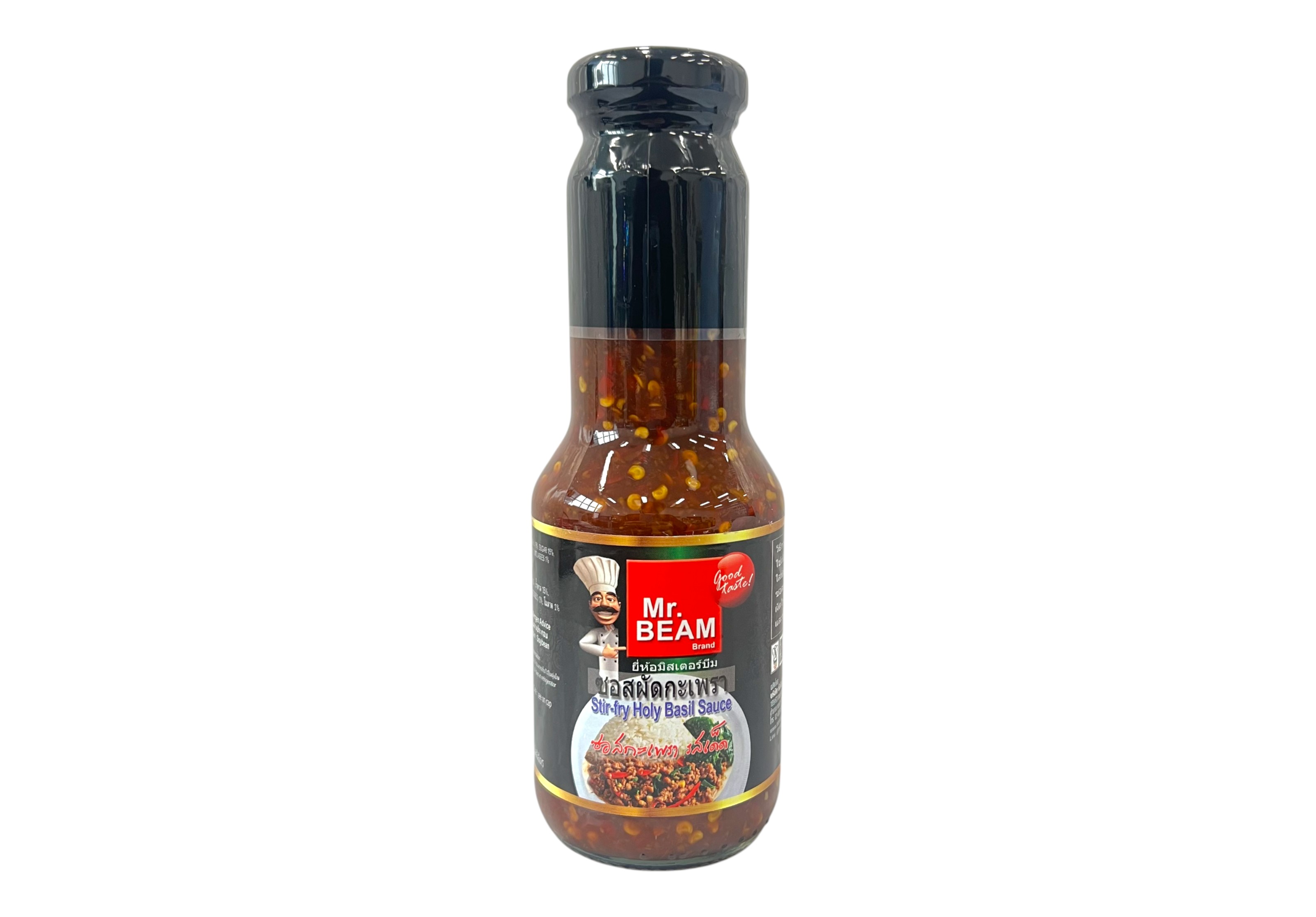 ซอสผัดกะเพรารสเด็ด ยี่ห้อมิสเตอร์บีม 300ML.