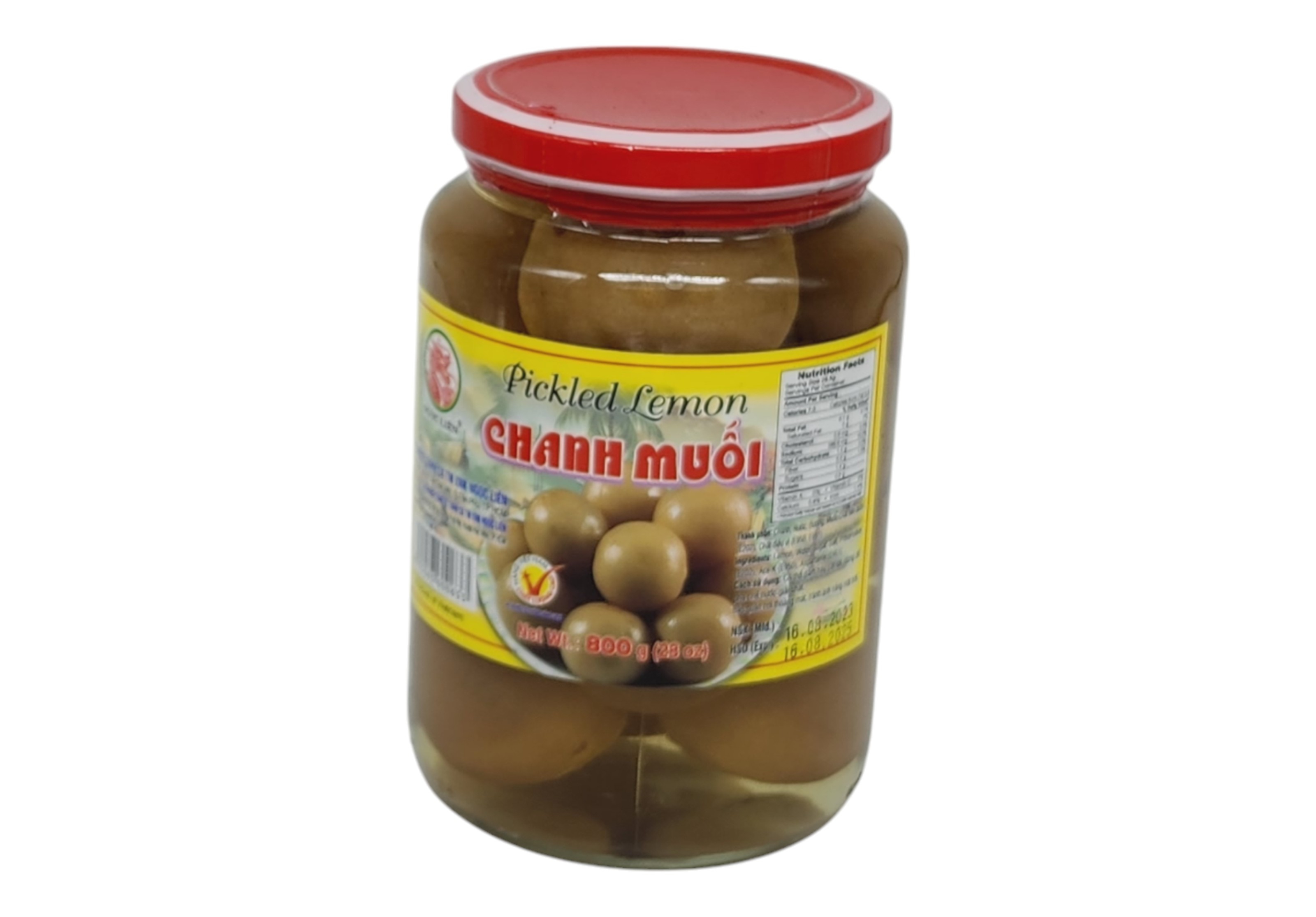 มะนาวดองในกระปุก 800กรัม