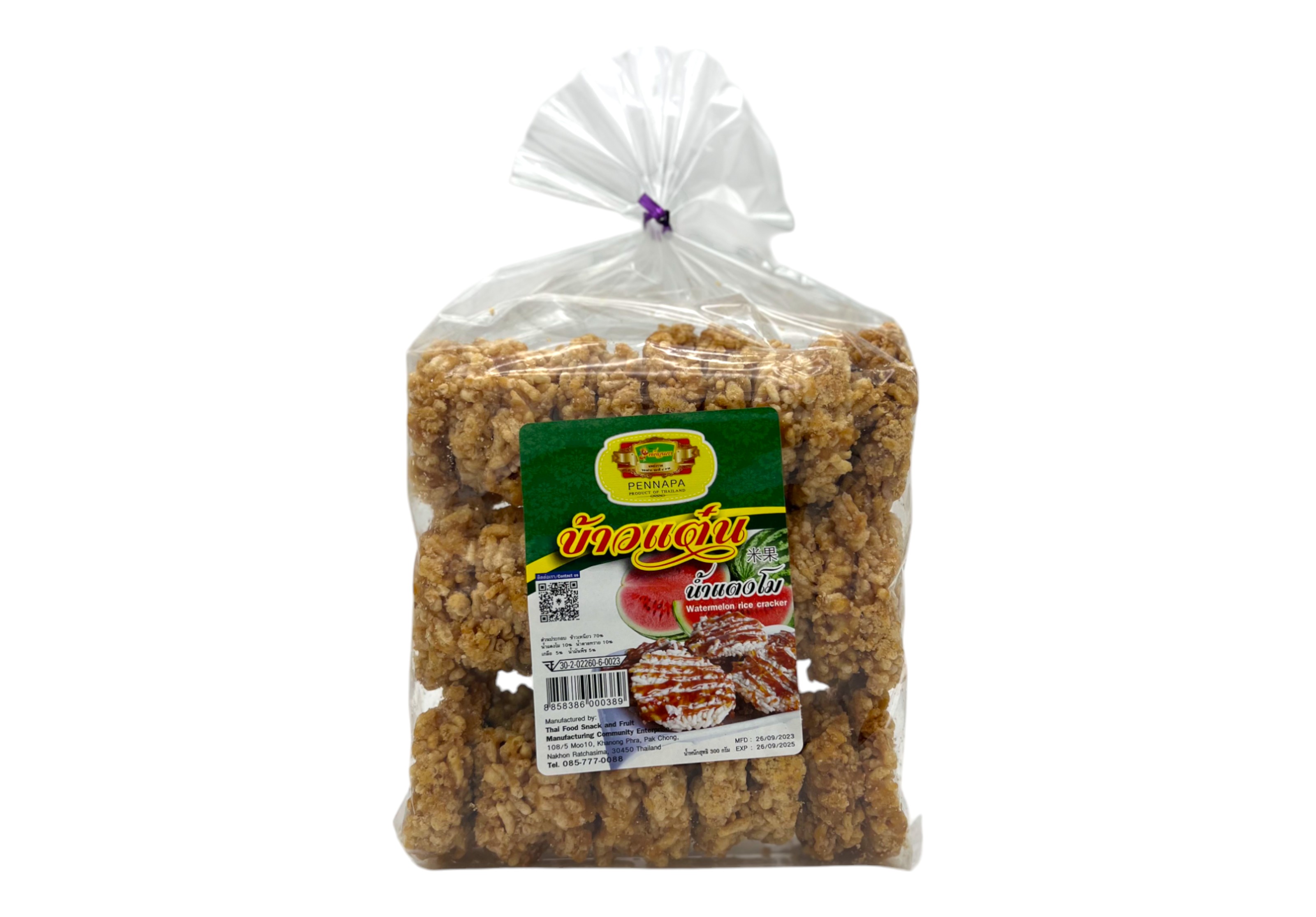 ข้าวแต๋น น้ำแตงโม 300กรัม