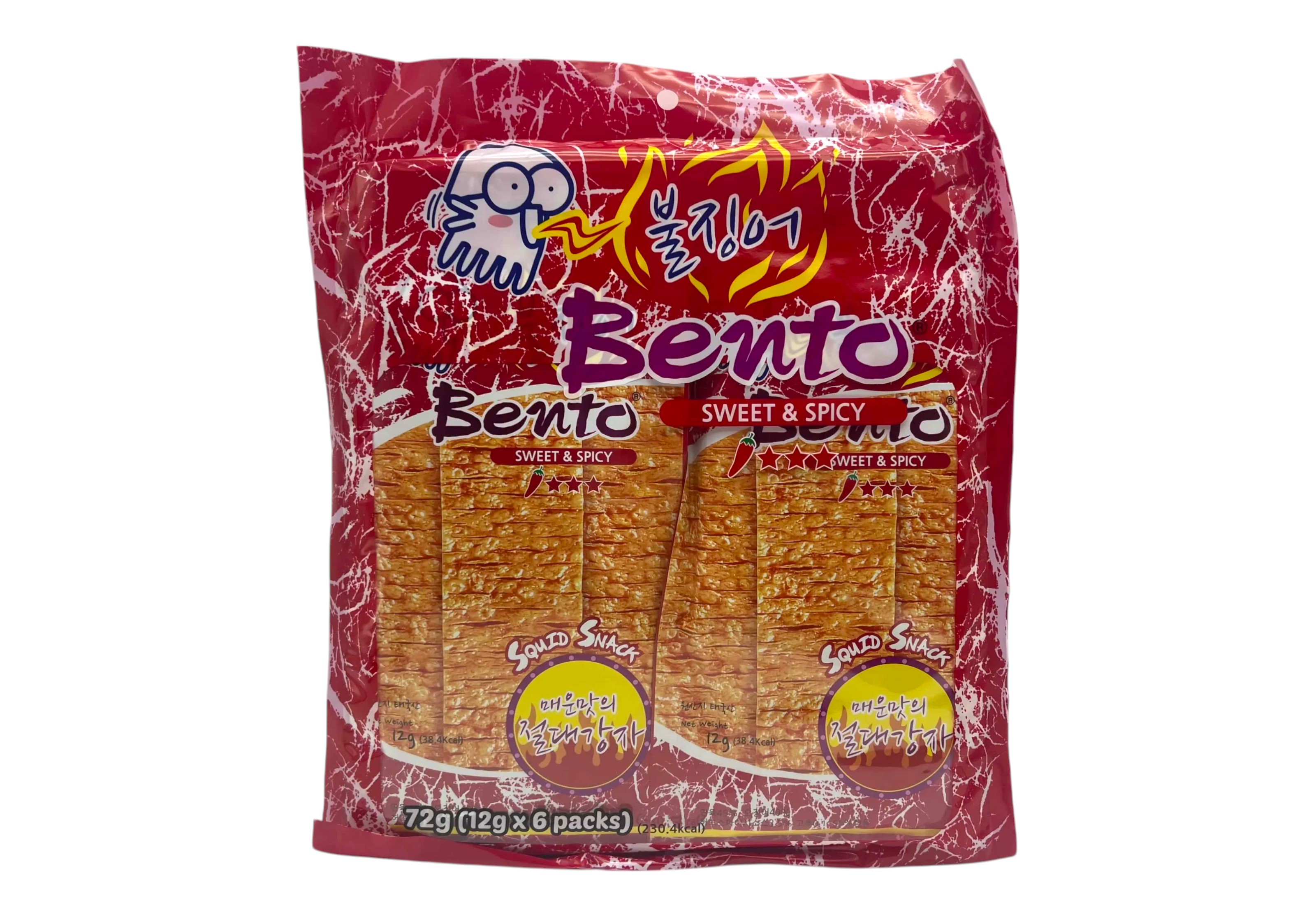 ปลาหมึกกรอบทรงเครื่อง 12g x 6pack