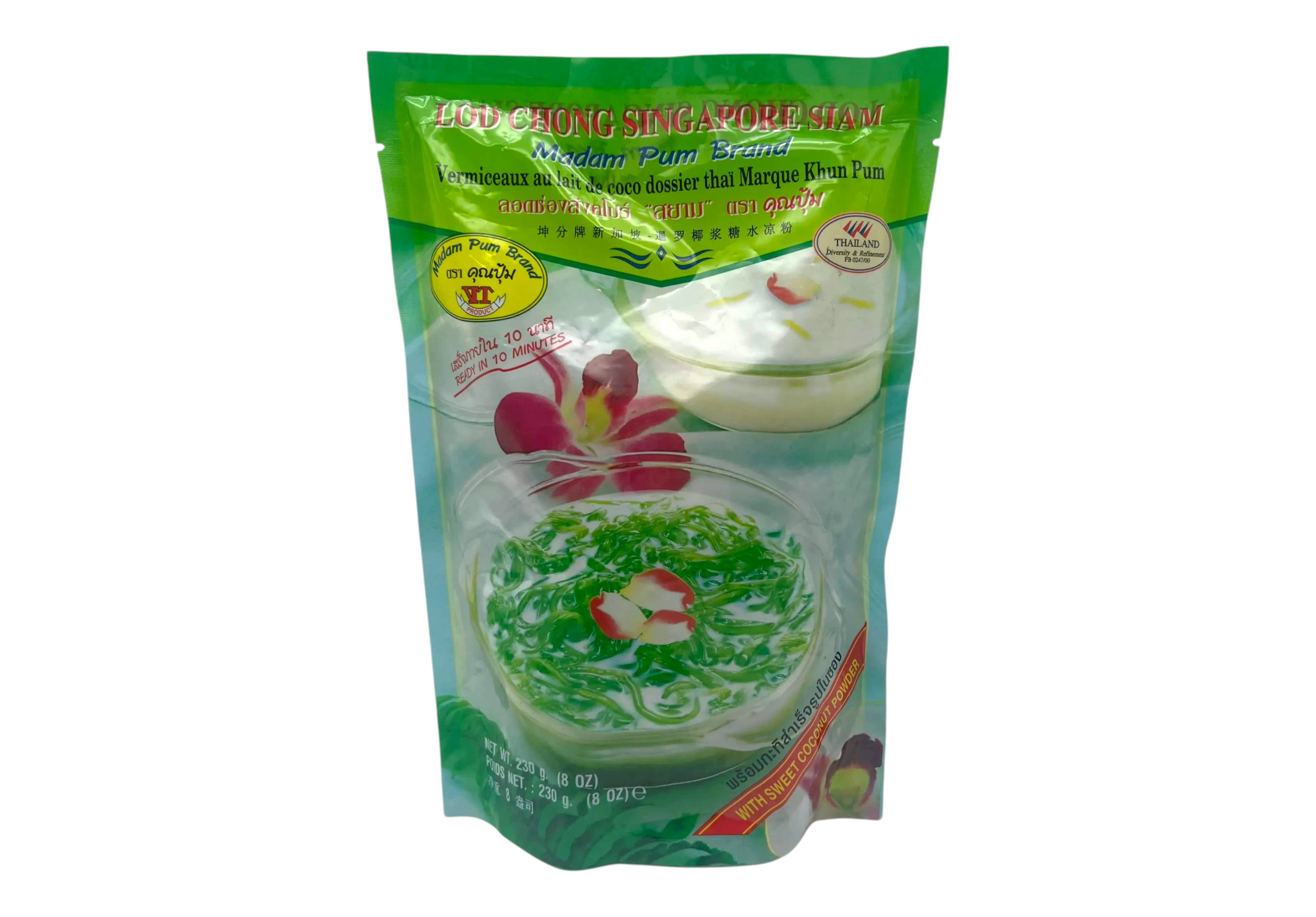 ลอดช่องสิงคโปร์ สยาม  ตราคุณปุ้ม 230กรัม