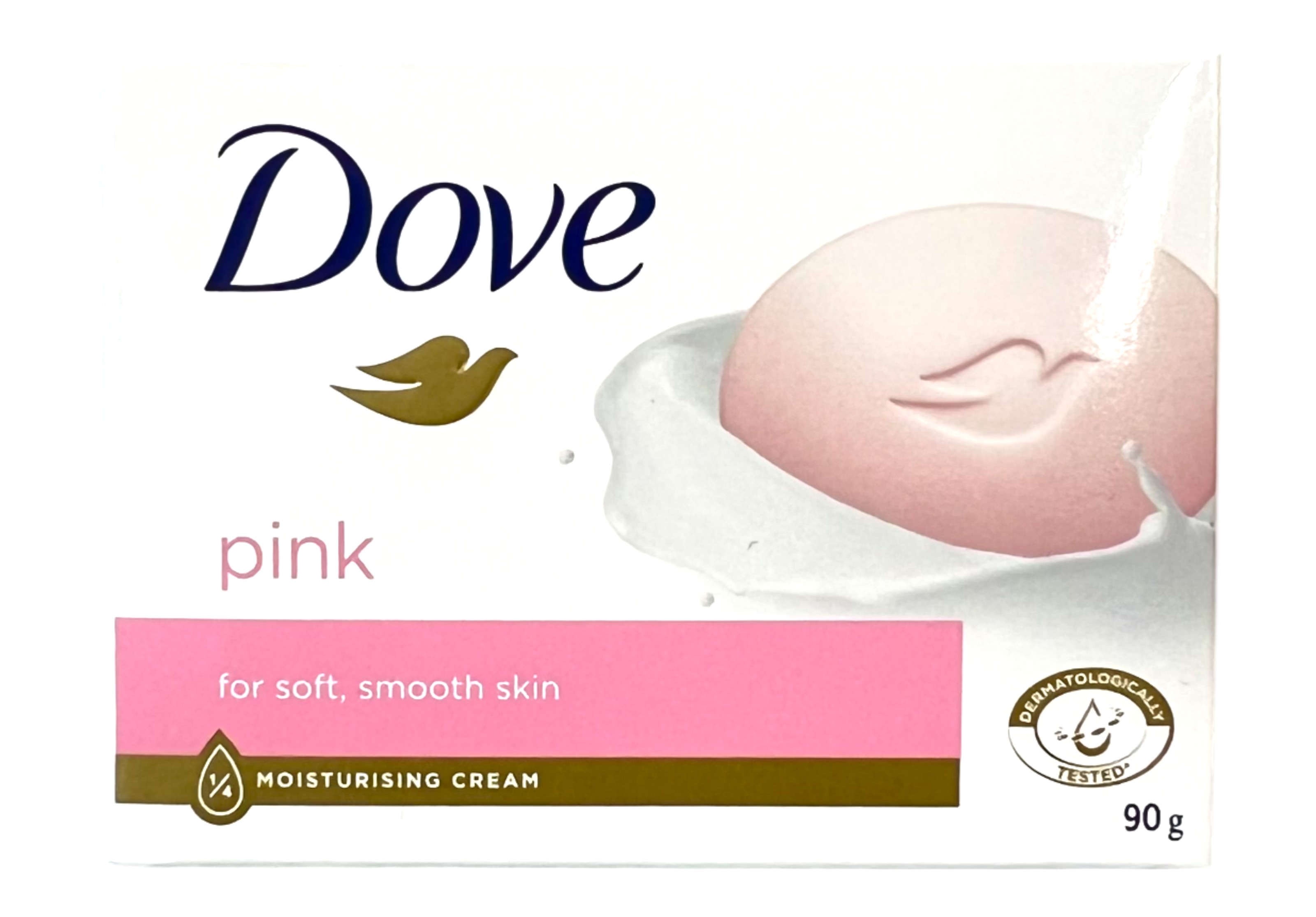 สบู่ก้อน Dove กล่องสีชมพู 90กรัม